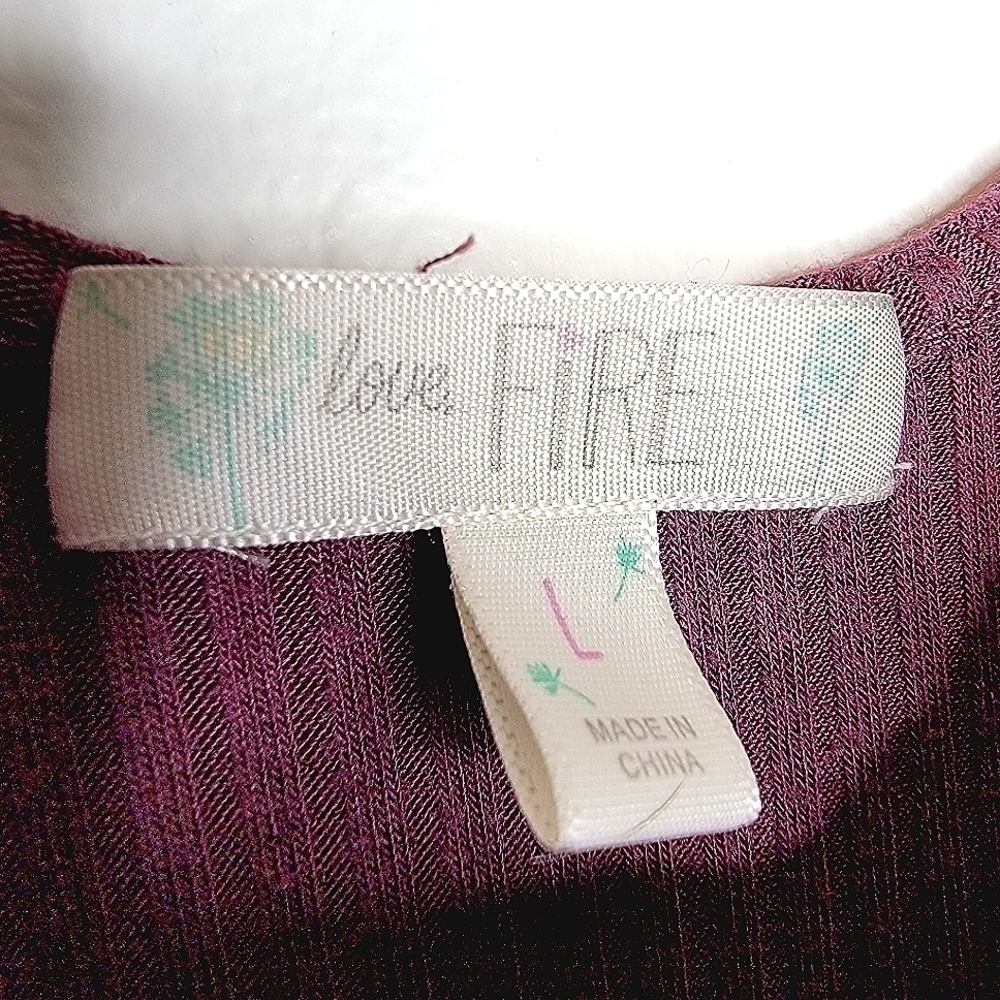 🌶LOVE, FIRE women's l sleeveless casual dress top with striped aesthetic - Picture 5 of 11